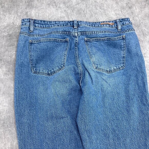 Soft Surroundings Jeans Women 18 36Wx27L‎ Blue Taper Soft Lyocell Stretch Denim - Picture 11 of 12